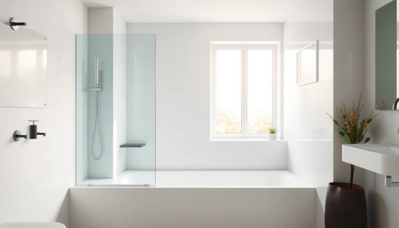 Eine elegante duschkabine 100x100 bietet luxuriöses Duschvergnügen in einem modernen Badezimmer.