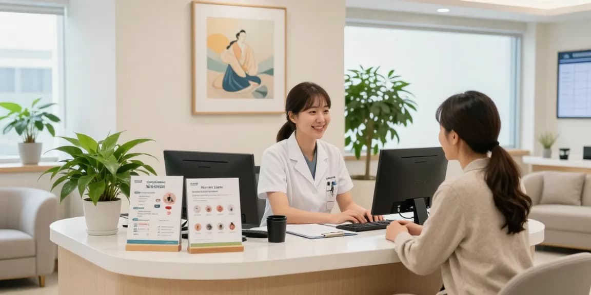 환자 치료와 전통 한의학에 중점을 둔 윤빛 한의원의 환영하는 환경.