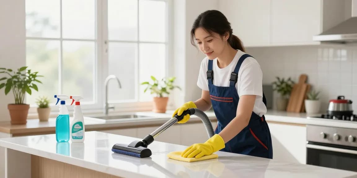 Home cleaning excellence by https://atscleaning.co.uk/ with professional cleaning tools and eco-friendly products.