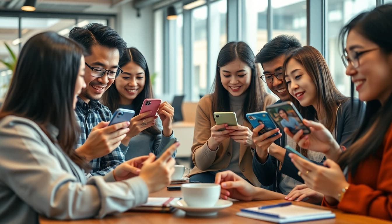 instagram 日本人フォロワー 購入を考えている日本人のグループが、SNSマーケティングに取り組んでいる