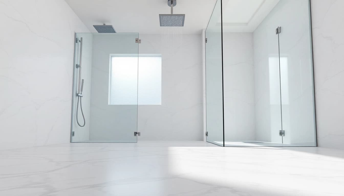 Transform your space with elegant showers Australia set in a modern, tranquil bathroom.
