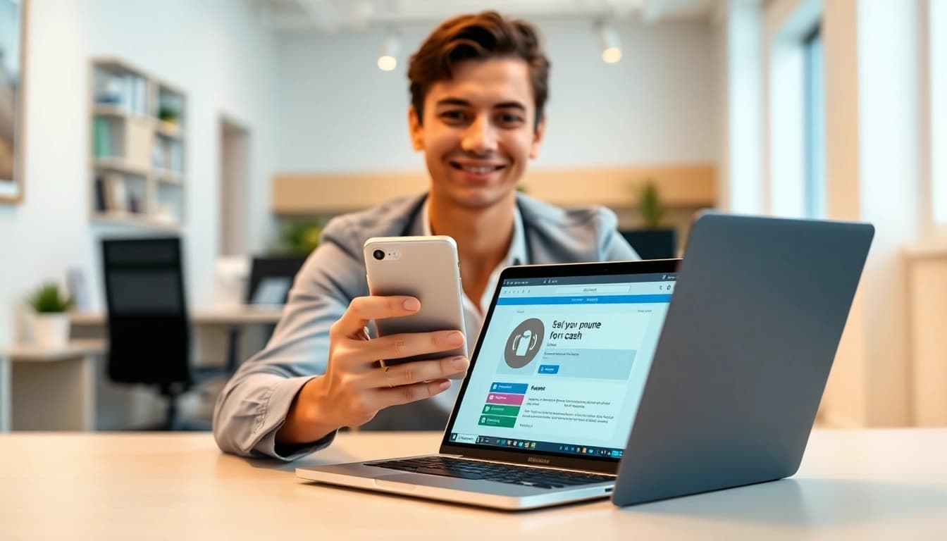 Sell my phone instant cash while engaging with a professional online process.