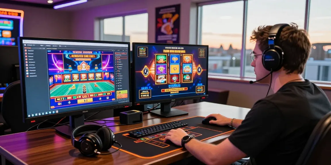 Experience the thrill of online gaming at https://bhma.org.uk/ with vibrant visuals of a credit card casino setup.