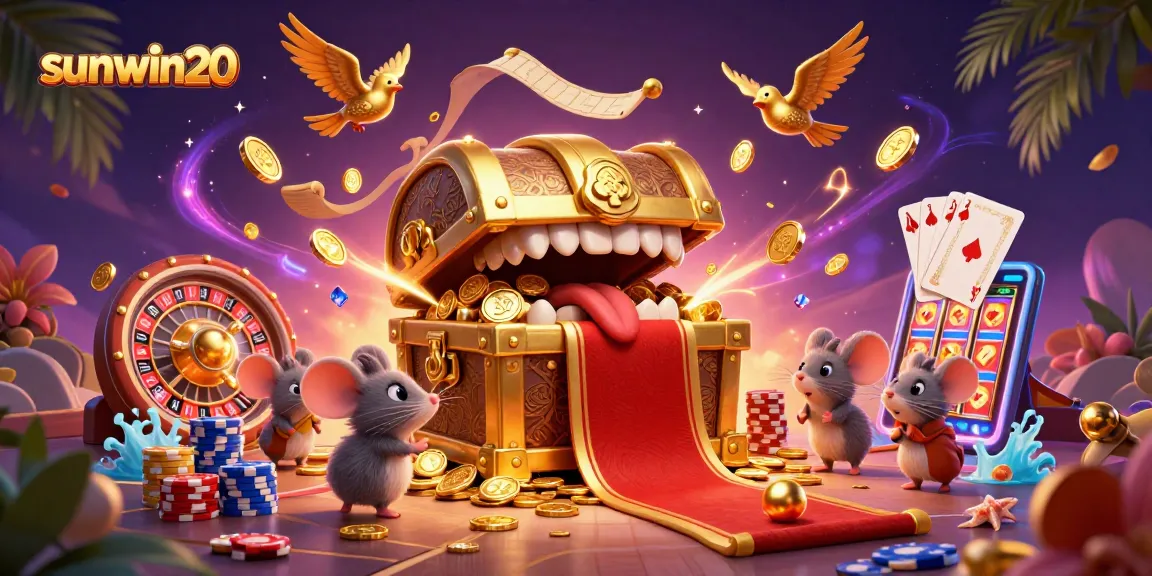 Play exciting games at sunwin20 with thrilling golden treasures and animated casino elements.