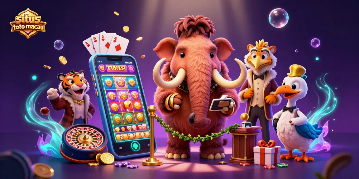 Gambarlah situs toto macau dengan bouncer mammoth dan slot game luar biasa.