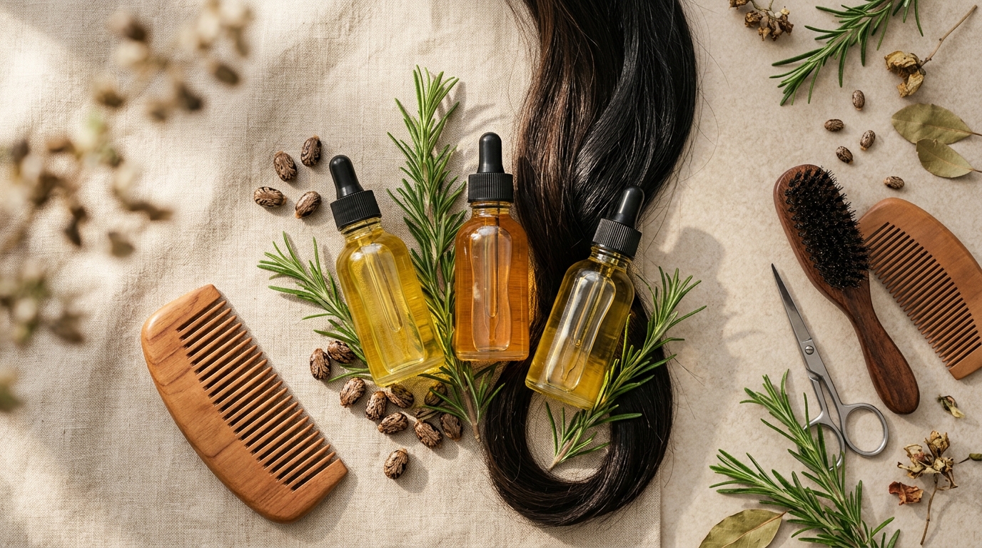 Hair growth oil pour cheveux plus longs et forts