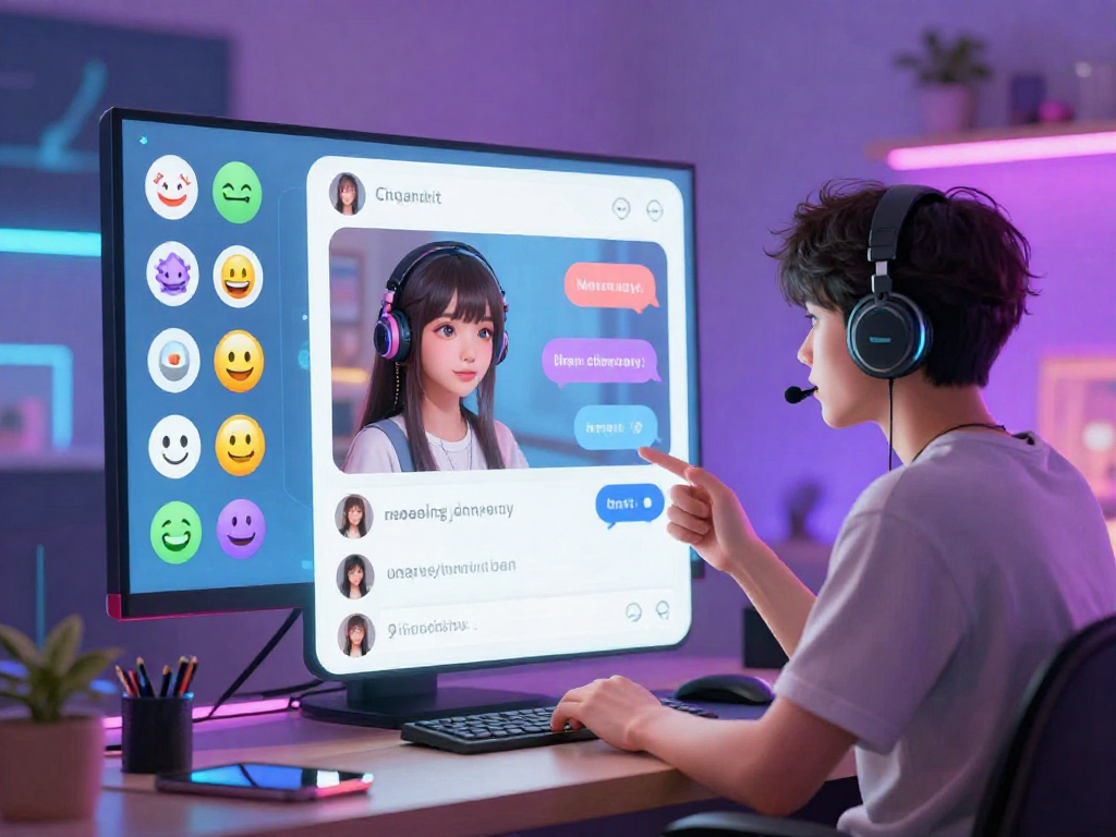 Engaging scene of anime characters interacting in a vibrant hentai AI chat environment with customizable features.