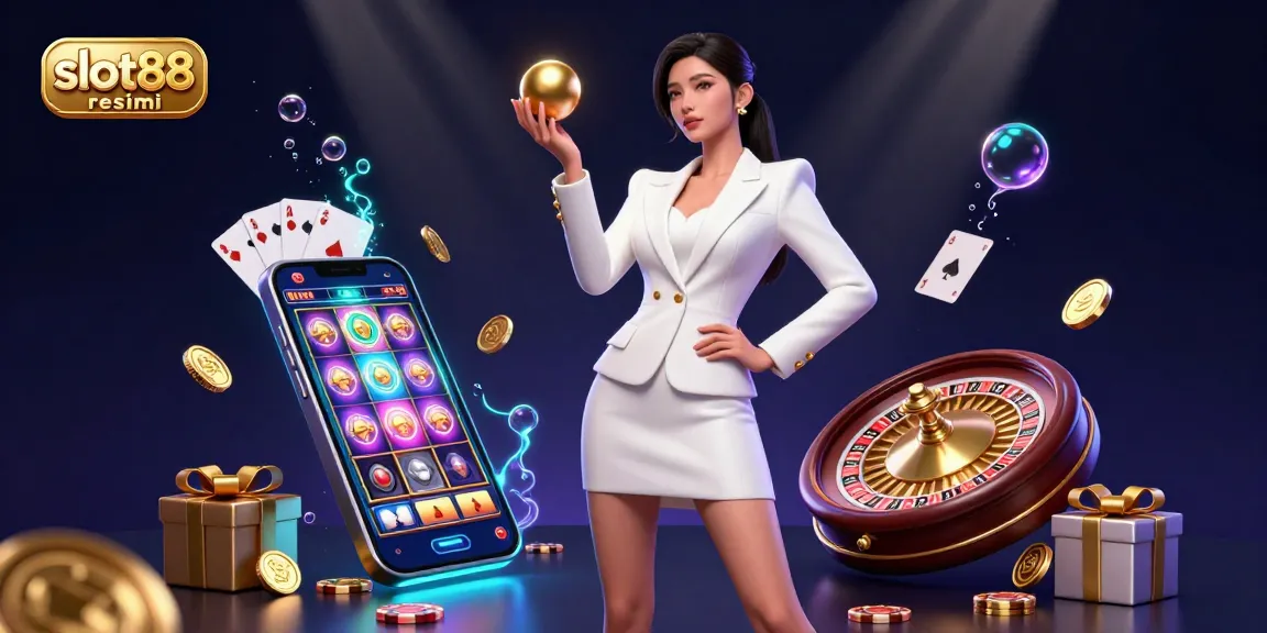 Berinteraksi dengan slot88 resmi melalui suasana kasino yang menarik penuh dengan elemen permainan dan energi yang dinamis.