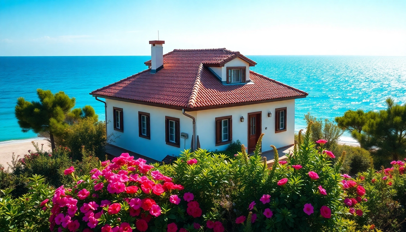 Stunning houses for sale in alanya turkey with scenic beach view and lush surroundings