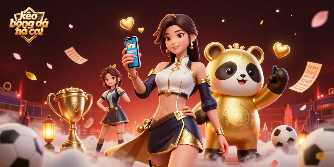 Engage with kèo bóng đá nhà cái while celebrating sports betting excitement in this vibrant scene.