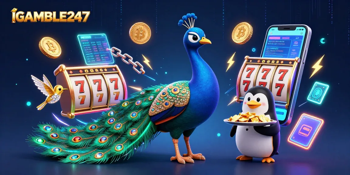 Play slots and jackpots at IGAMBLE247 with whimsical characters showcasing gaming excitement.