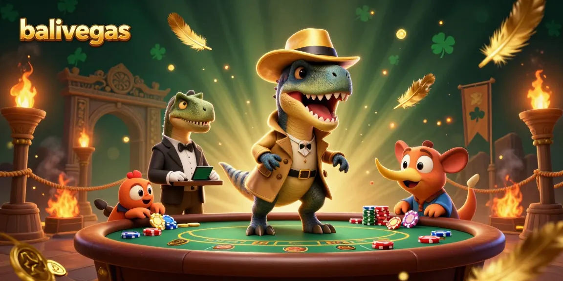 Balivegas menawarkan pengalaman bermain kasino dengan karakter menarik dan elemen yang mendebarkan.