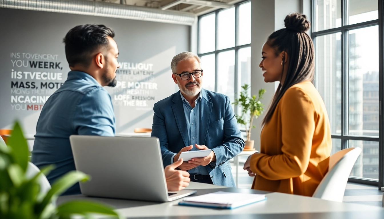 Enhance your skills with professional development coaching in a bright office setting.