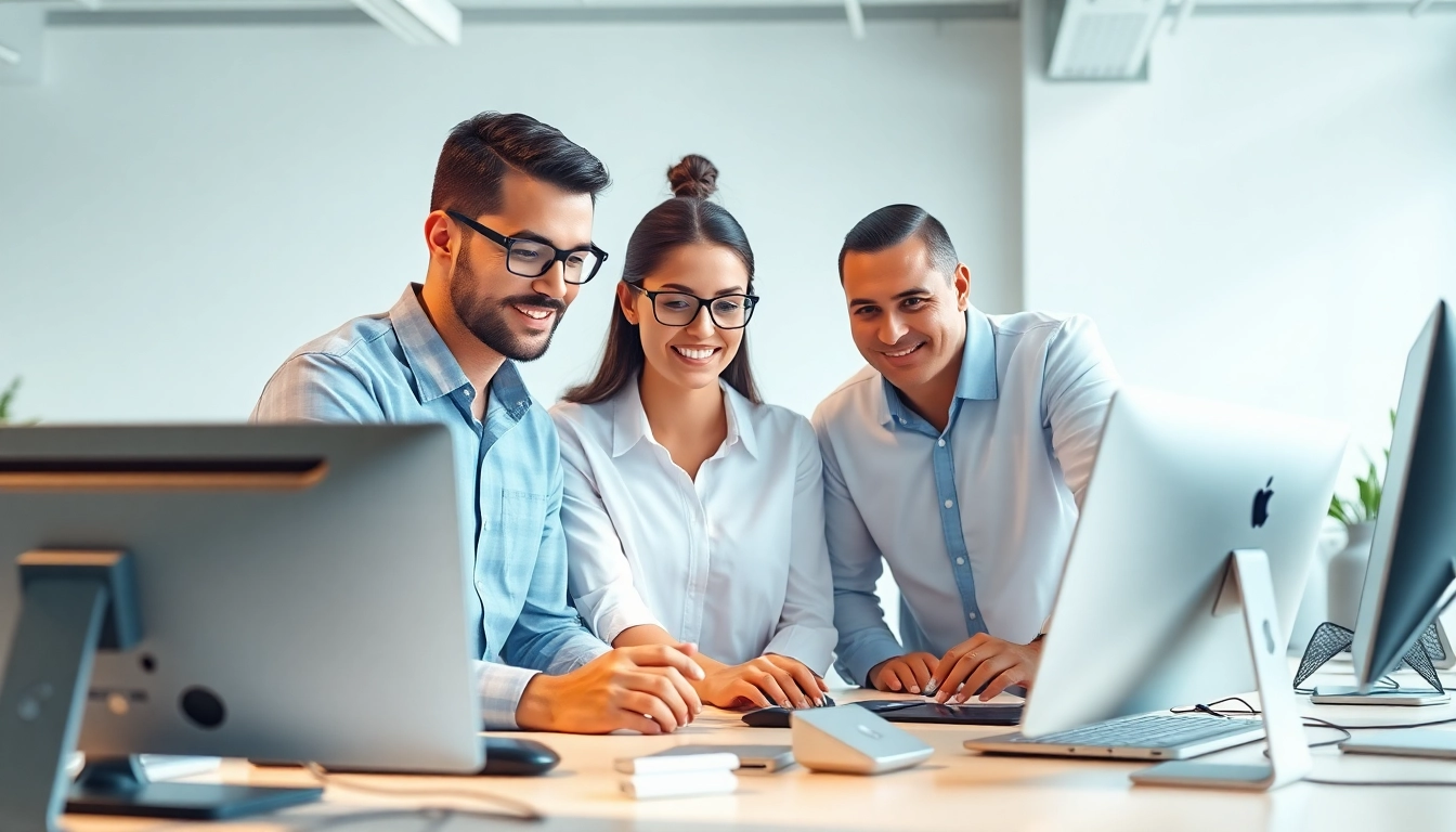 Enhance productivity with managed it services near me in a professional office setting.