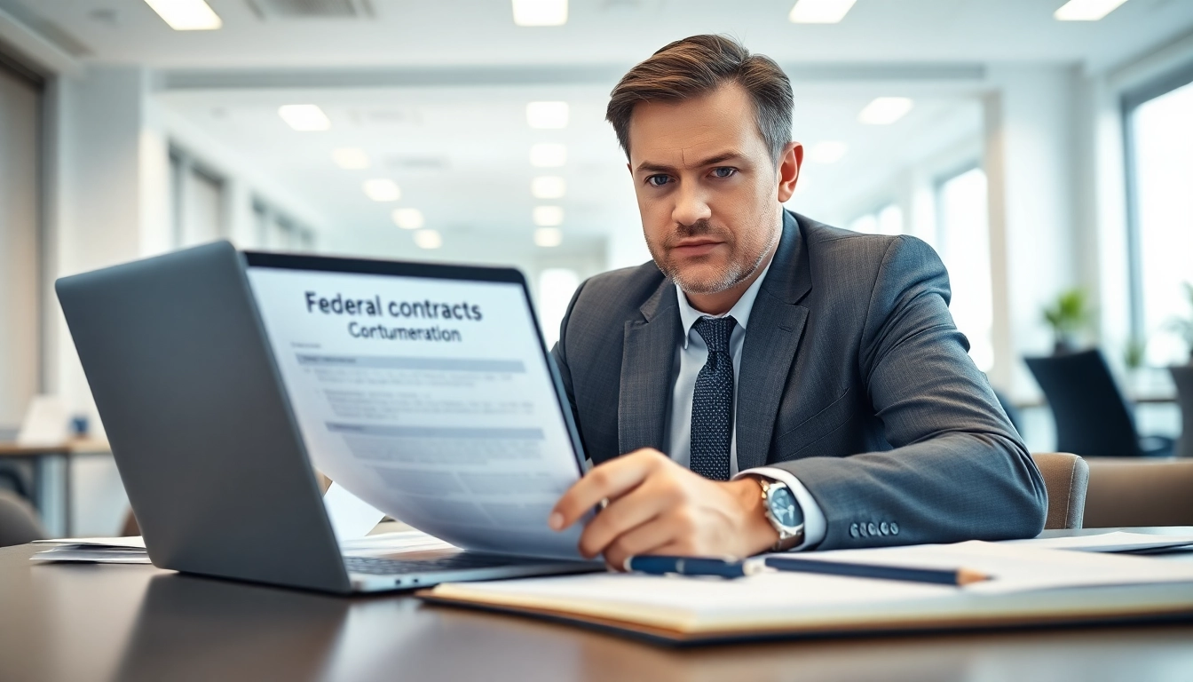 Reviewing registration and certification in Federal databases for federal contracts documents with precision.