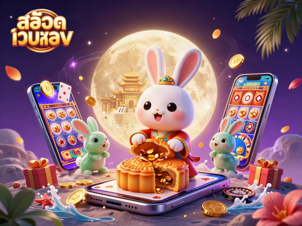 เล่น สล็อตเว็บตรง บนพื้นจันทร์โดยกระต่ายศักดิ์สิทธิ์พร้อมกับรางวัลมากมาย