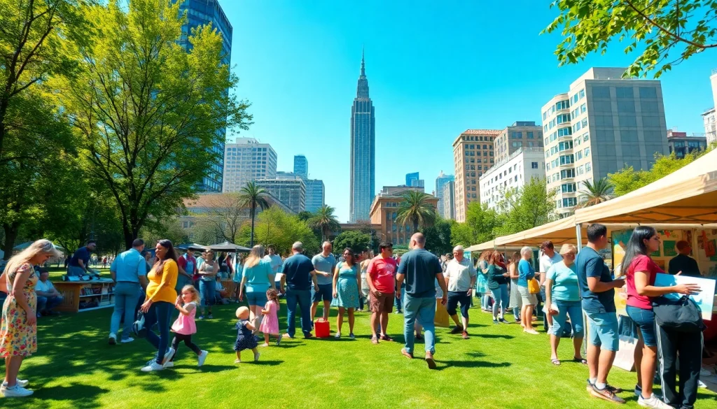 Engage with community events at https://www.todayville.com in a lively park setting full of interactions.