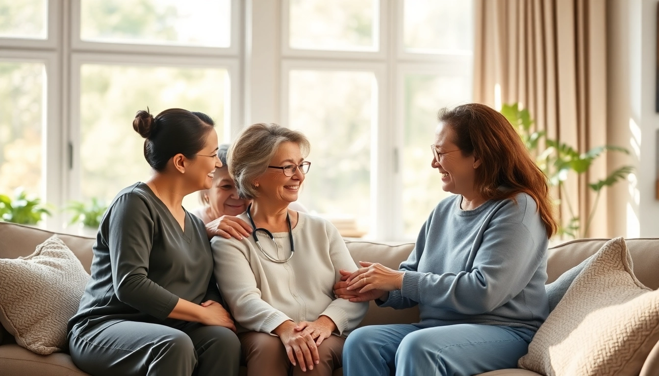 Senior caregivers austin tx providing compassionate support in a warm, inviting setting.