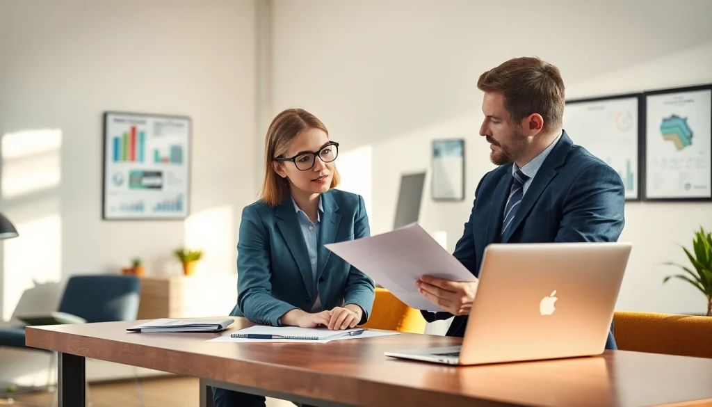 Warranty advisor consulting with a client, representing an expert led warranty company.