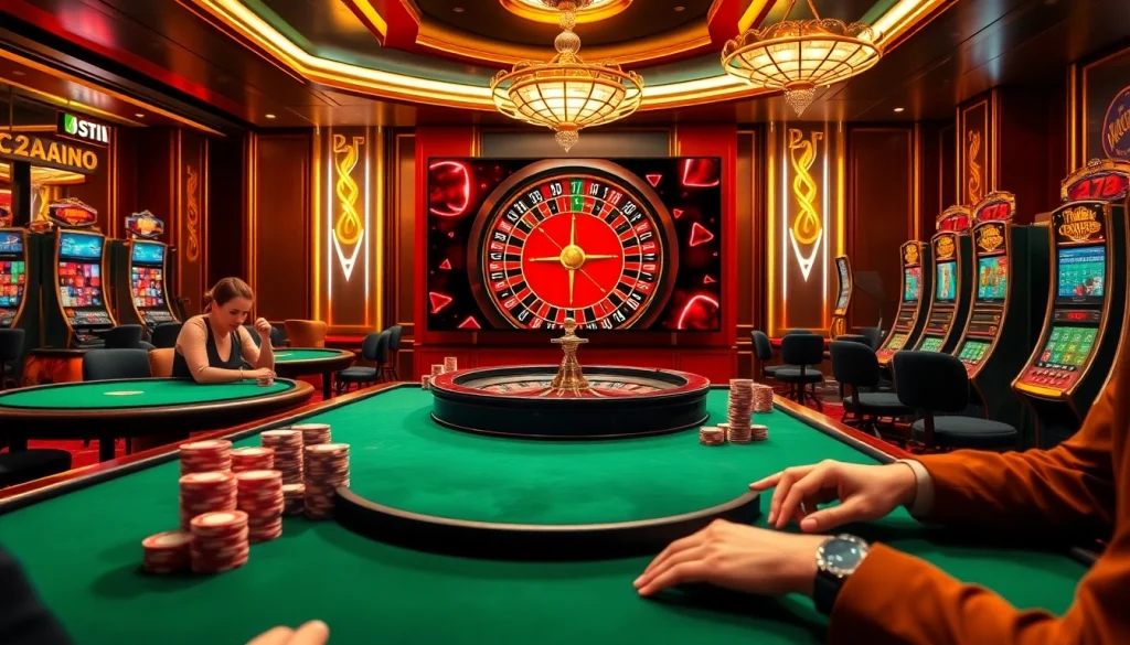 Vivez une expérience de jeu palpitante et des tables luxueuses dans cet environnement de casino en ligne France.