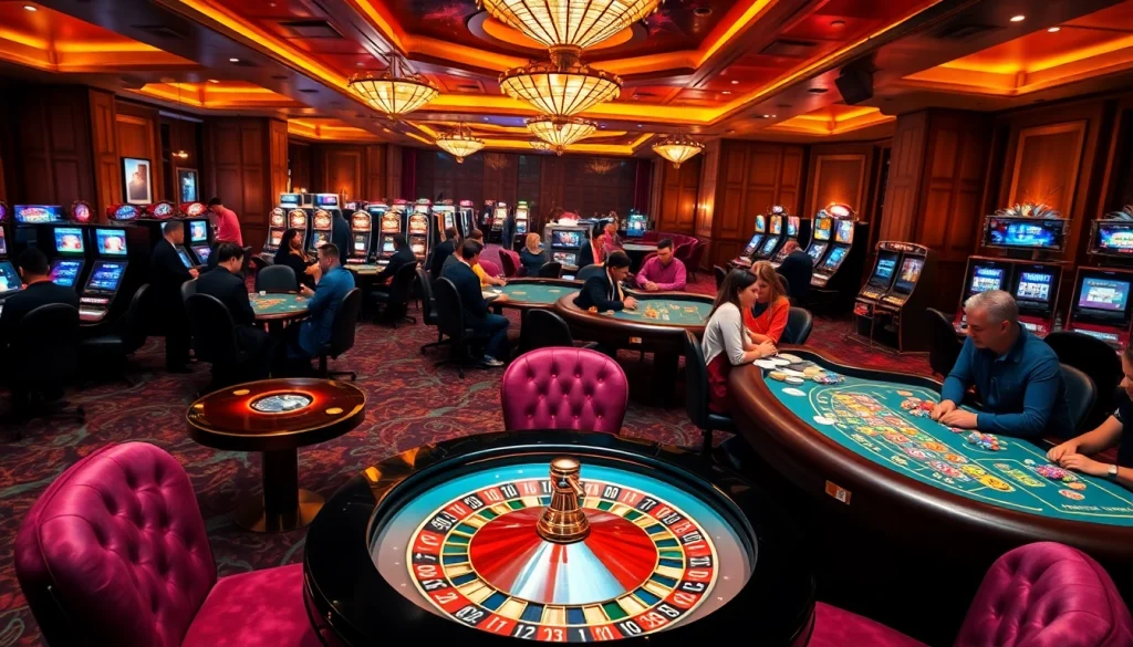 Vivez l'excitation du casino en ligne France avec des tables de jeux luxueuses et des machines à sous vibrantes.
