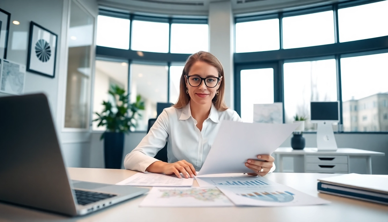 Profesjonalna księgowa Marzena Owczarzak w pracy w mieście Poznań.