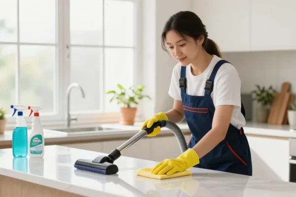 Home cleaning excellence by https://atscleaning.co.uk/ with professional cleaning tools and eco-friendly products.